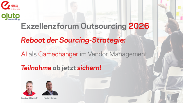 Das Exzellenzforum Outsourcing 2026